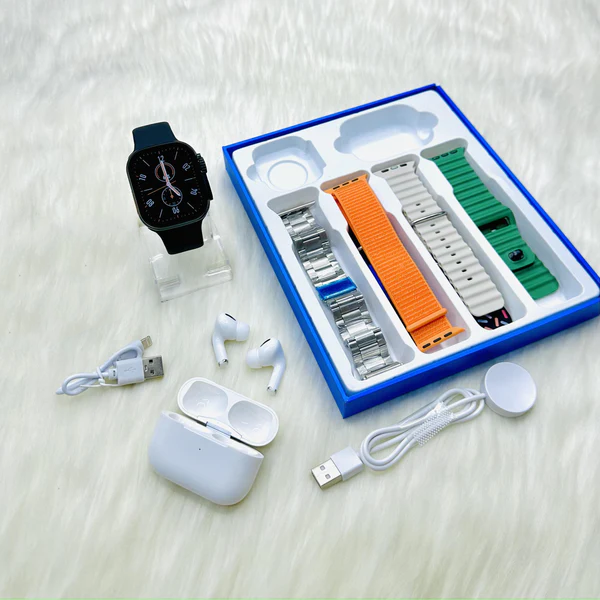 T88 Ultra HD Screen Smart Watch with Earphones