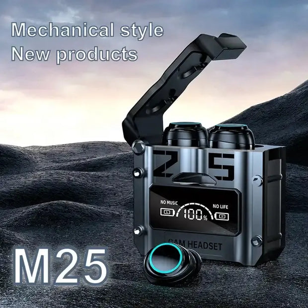 M25 TWS Wireless Gaming Earphones