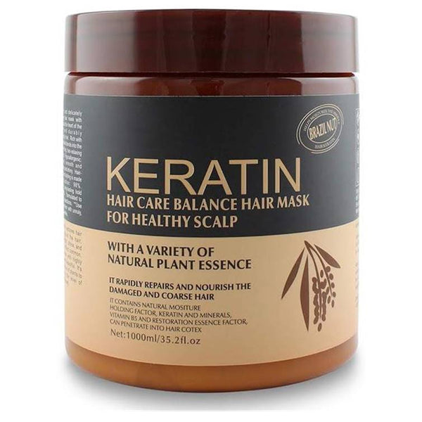 KERATINE HAIR MASK - HAIR STRAIGHTENING CREAM -  500 ML